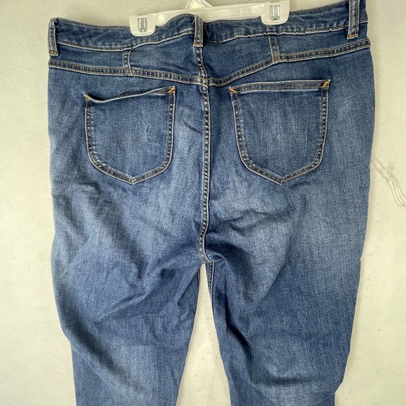ModCloth The Molly Womens Size‎ 18 Straight Ankle Jeans W/80’s High Waist - Picture 11 of 13